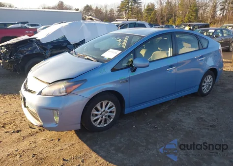 2012 Toyota Prius Plug-In from USA, damaged, VIN JTDKN3DPXC3029382